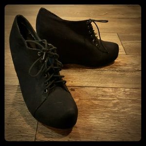 {2/$15} faux suede booties